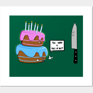 Cake Piece Posters and Art